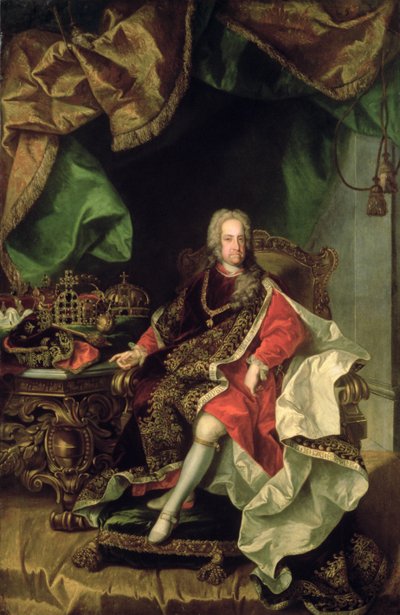 Emperor Charles VI by Johann Gottfried Auerbach
